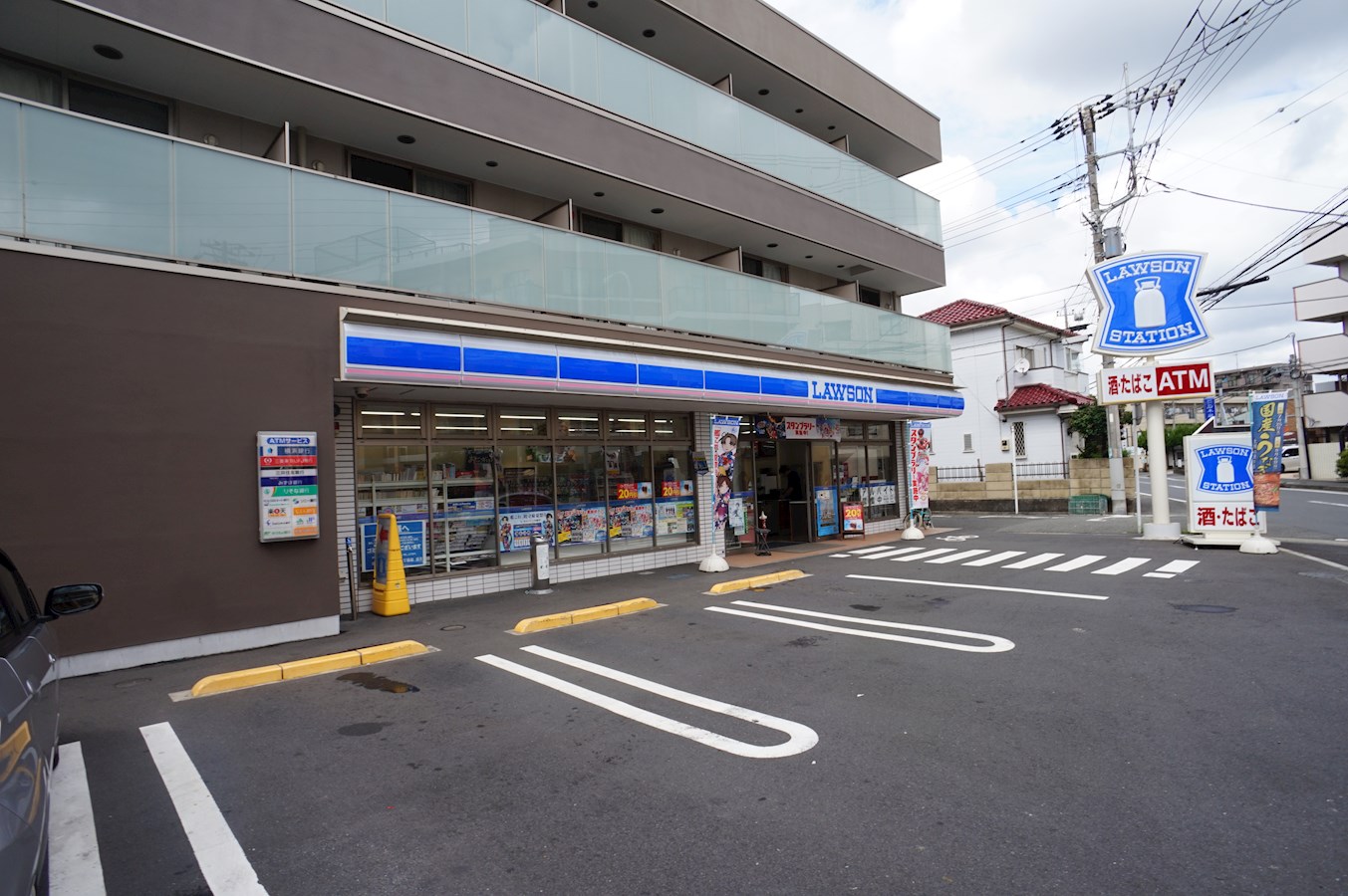 コンビ二：ローソン　港北日吉7丁目店　838m